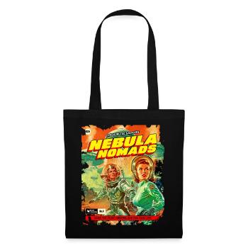 Bande dessinée, bande dessinée des années 50, Nebula nomads - Sac en tissu - noir - Devant