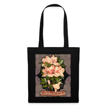 Vintage Azalea, Azalea d'Europe, Botanical Flowers - Tote Bag - black - Front