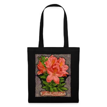Azalea, Azalea Mollis, Vintage Botanical Flowers - Tote Bag - black - Front