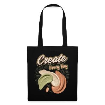 Artiste, Artistique, Peintre Dicton Drôle - Sac en tissu - noir - Devant