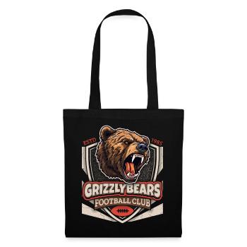 American Football Club, Grizzly Bears Logo - Tote Bag - black - Front