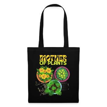 Mother of Plants Funny Saying for Plant Mom - Tote Bag - black - Front