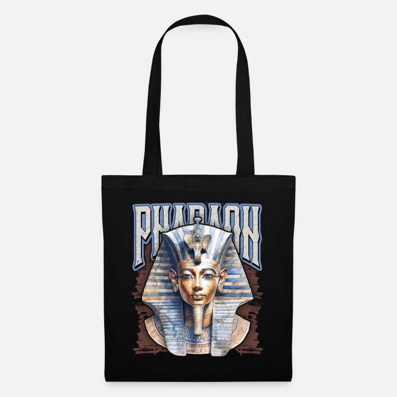Tut-Ench-Amon, pharaon égyptien, Égypte - Sac en tissu - noir