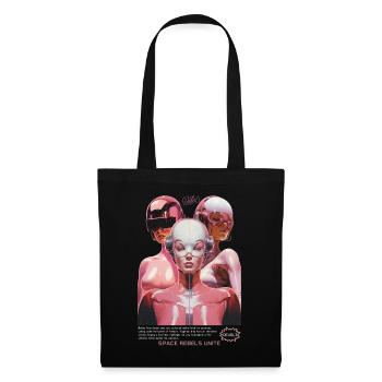Astronautes de l’espace, voyageurs de l’espace de science-fiction - Sac en tissu - noir - Devant
