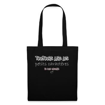 Annonce grossesse humoristique femme enceinte mère - Sac en tissu - noir - Devant