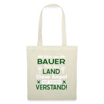 Bauern protestieren gegen Ampel - Landwirte Demo - Stoffbeutel - Natur - Vorne