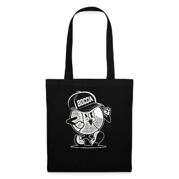 Vêtements de joueur de pétanque avec boules de pétanque - Sac en tissu - noir - Devant