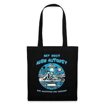 Ma première autopsie extraterrestre – Amusant pour les fans de science-fiction - Sac en tissu - noir - Devant