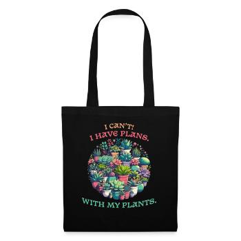 Plant lovers, balcony plants and garden enthusiasts - Tote Bag - black - Front