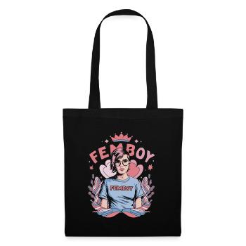 Femboy Pride Design –Gender Ladyboy Genderfluid - Tote Bag - black - Front