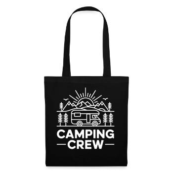 Camping Crew – Together under the starry sky - Tote Bag - black - Front