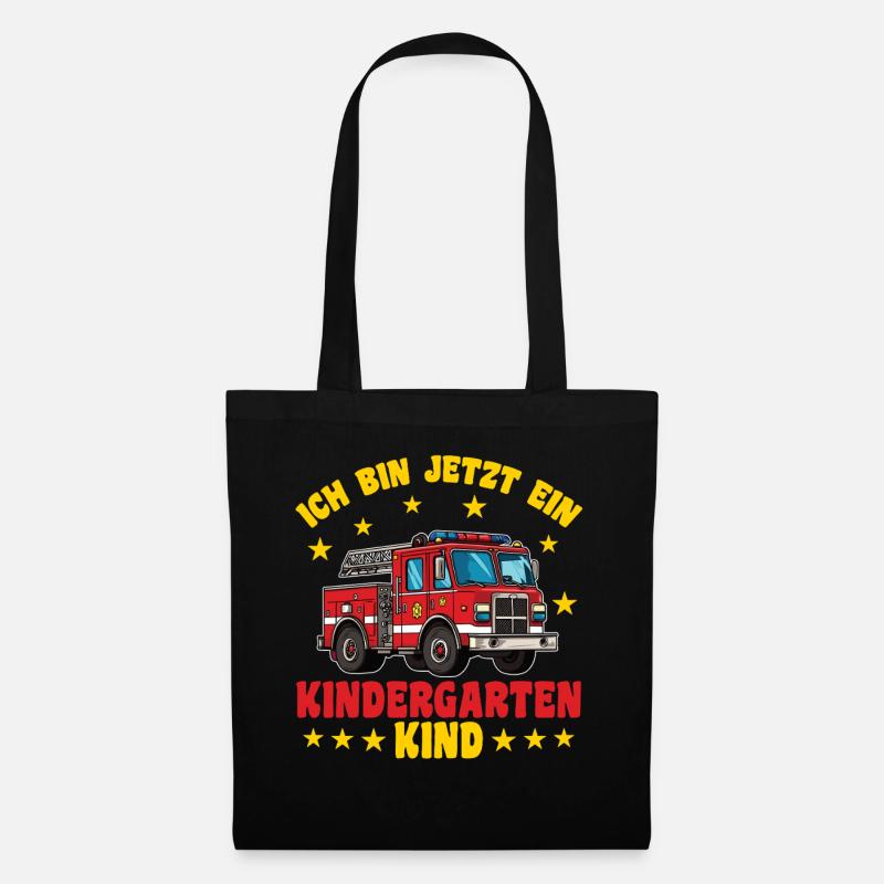 ich bin ein Kindergartenkind Kindergarten - Stoffbeutel - Schwarz