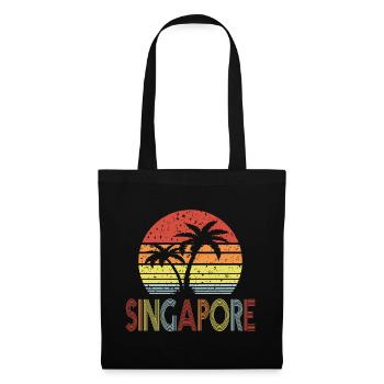 Singapore - Tote Bag - black - Front
