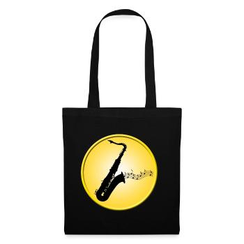 Saxophone / Jazz / Music - Tote Bag - black - Front