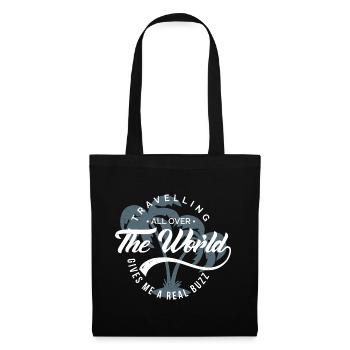 Travelling all over the world1 - Tote Bag - black - Front