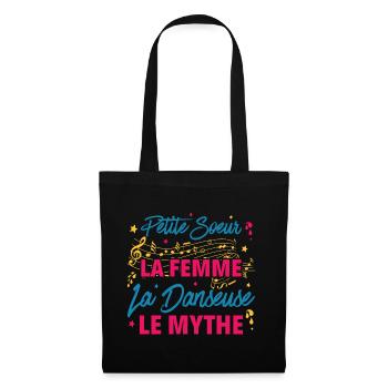 petite soeur la femme danseuse le mythe la légende - Sac en tissu - noir - Devant