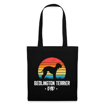 Bedlington Terrier - Tote Bag - black - Front