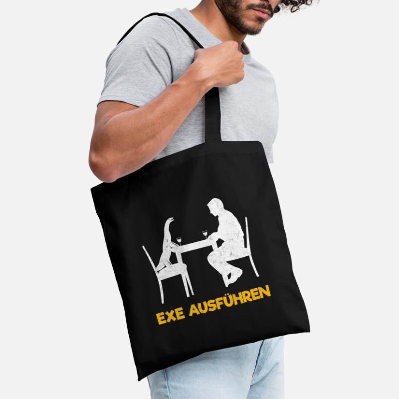 exe run computer scientist programmer admin Tote Bag