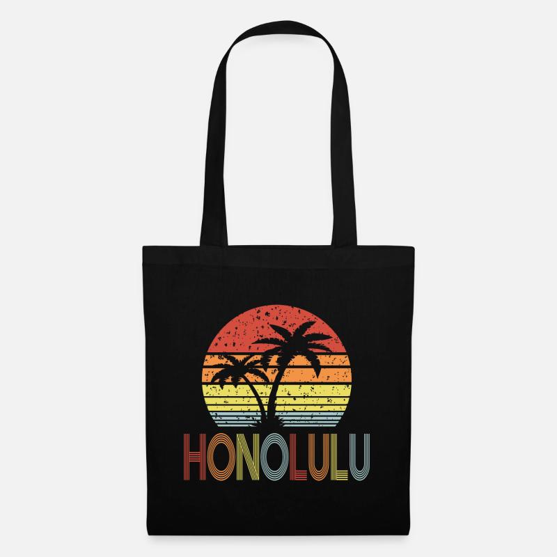 Honolulu - Stoffbeutel - Schwarz
