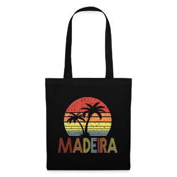 Madère - Sac en tissu - noir - Devant