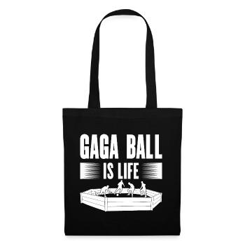 Gaga Ball Dodgeball Joueur de Gagaball Gaga Ball - Sac en tissu - noir - Devant