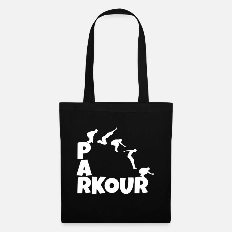 Parkour - Stoffbeutel - Schwarz