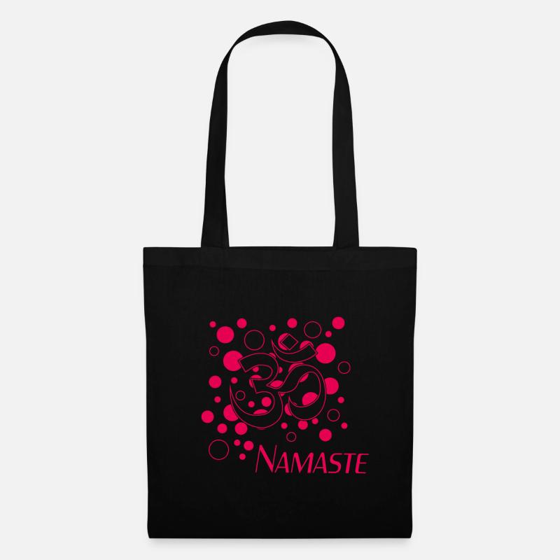 Namaste - Stoffbeutel - Schwarz
