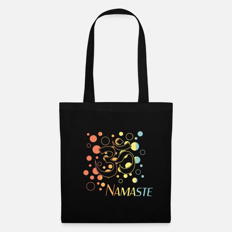 Namaste - Stoffbeutel - Schwarz