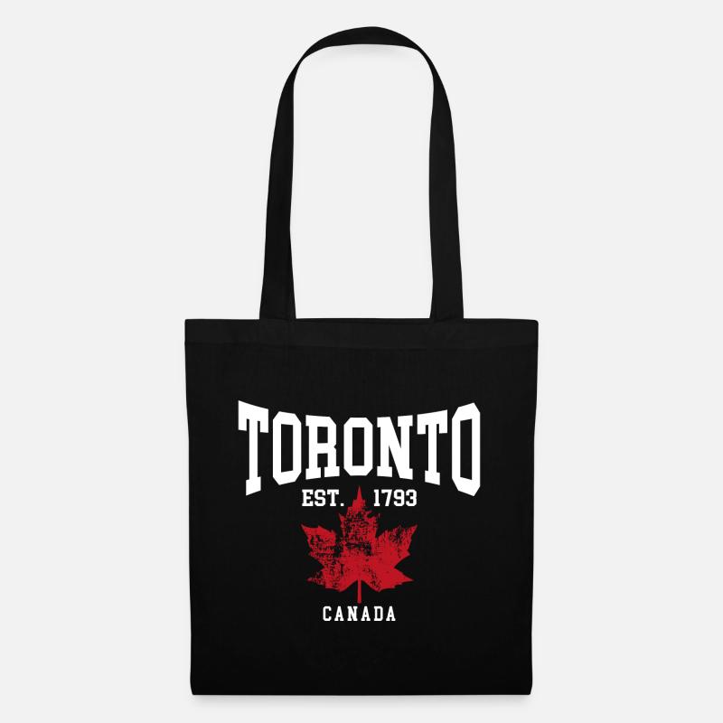 Toronto - Stoffbeutel - Schwarz