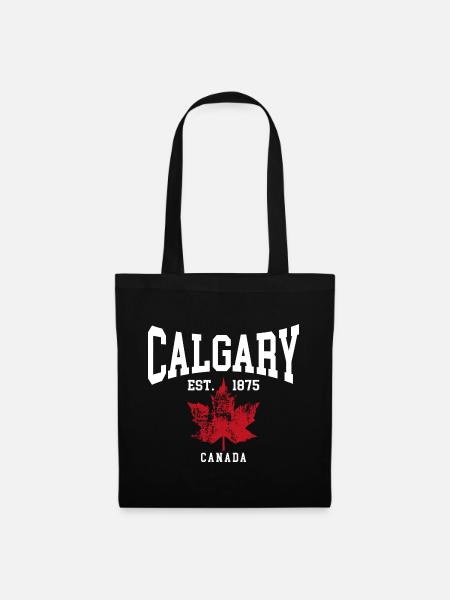 Calgary - Stoffbeutel - Schwarz