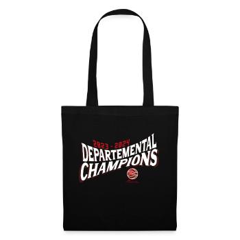 Puy de Dôme CHAMPS red font - Sac en tissu - noir - Devant
