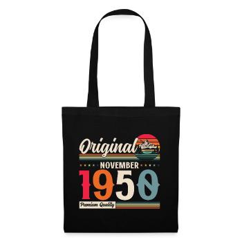 75th Birthday Legend November 1950 Volume 50 - Tote Bag - black - Front