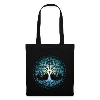 Tree of Life Yggdrasil World Tree, tree of life - Tote Bag - black - Front