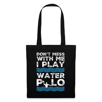 Water Polo Water Polo Water Polo Sport Cadeau - Sac en tissu - noir - Devant