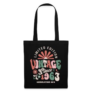 1963 Anniversary 60 Years vintage - Tote Bag - black - Front