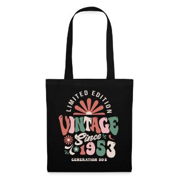 1953 Anniversaire 70 Ans vintage - Sac en tissu - noir - Devant