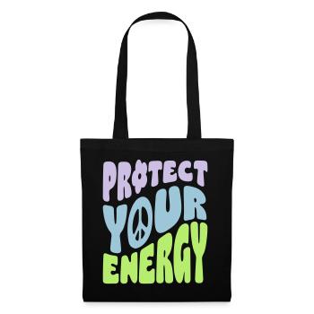 Protect Your Energy - Stoffbeutel - Schwarz - Vorne