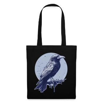 Corbeau corbeau - Sac en tissu - noir - Devant