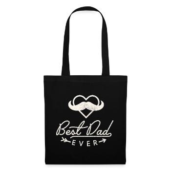 Father's Day, Saying, Best-Dad-Ever, Vintage Style - Tote Bag - black - Front