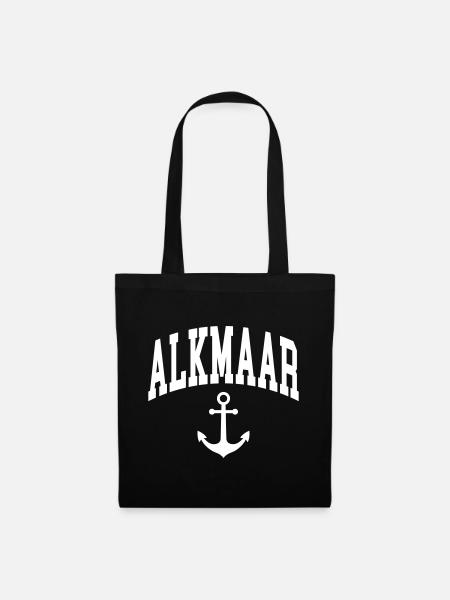 Alkmaar - Stoffbeutel - Schwarz