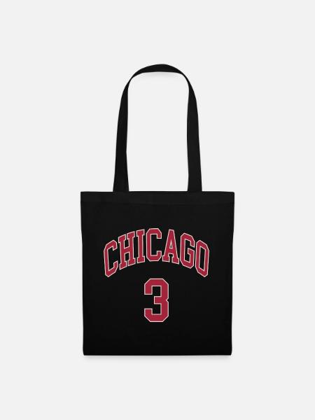 Chicago 3 - Stoffbeutel - Schwarz