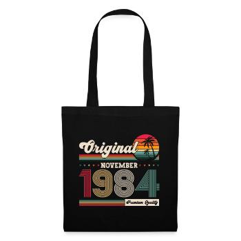 39th Birthday Vintage November Vintage 1984 - Tote Bag - black - Front