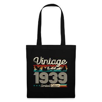 85th Birthday Original Vintage 1939 Vintage 39 - Tote Bag - black - Front