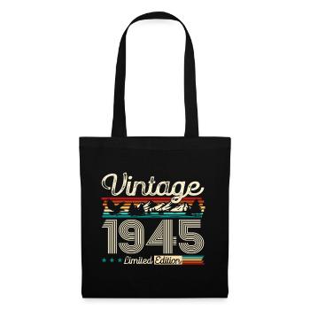 80ème Anniversaire Légende Millésime 1945 Vintage 45 - Sac en tissu - noir - Devant