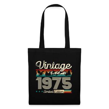 50ème Anniversaire Original Vintage 1975 Vintage 75 - Sac en tissu - noir - Devant