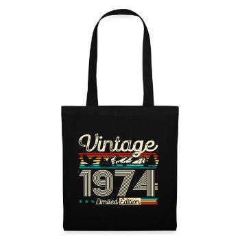 50ème Anniversaire Légende Millésime 1974 Millésime 1974 - Sac en tissu - noir - Devant