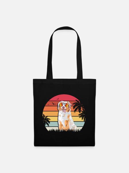 Aussie Australian Shepherd - Stoffbeutel - Schwarz