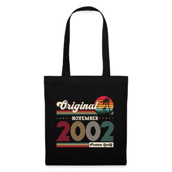 21st Birthday Vintage November Vintage 2002 - Tote Bag - black - Front