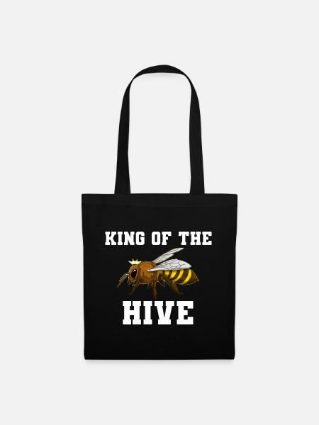 King Of The Hive Imker - Stoffbeutel - Schwarz