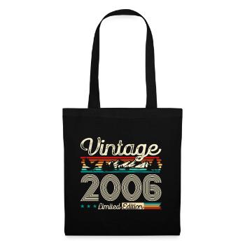 18th Birthday Original Vintage 2006 Vintage 06 - Tote Bag - black - Front